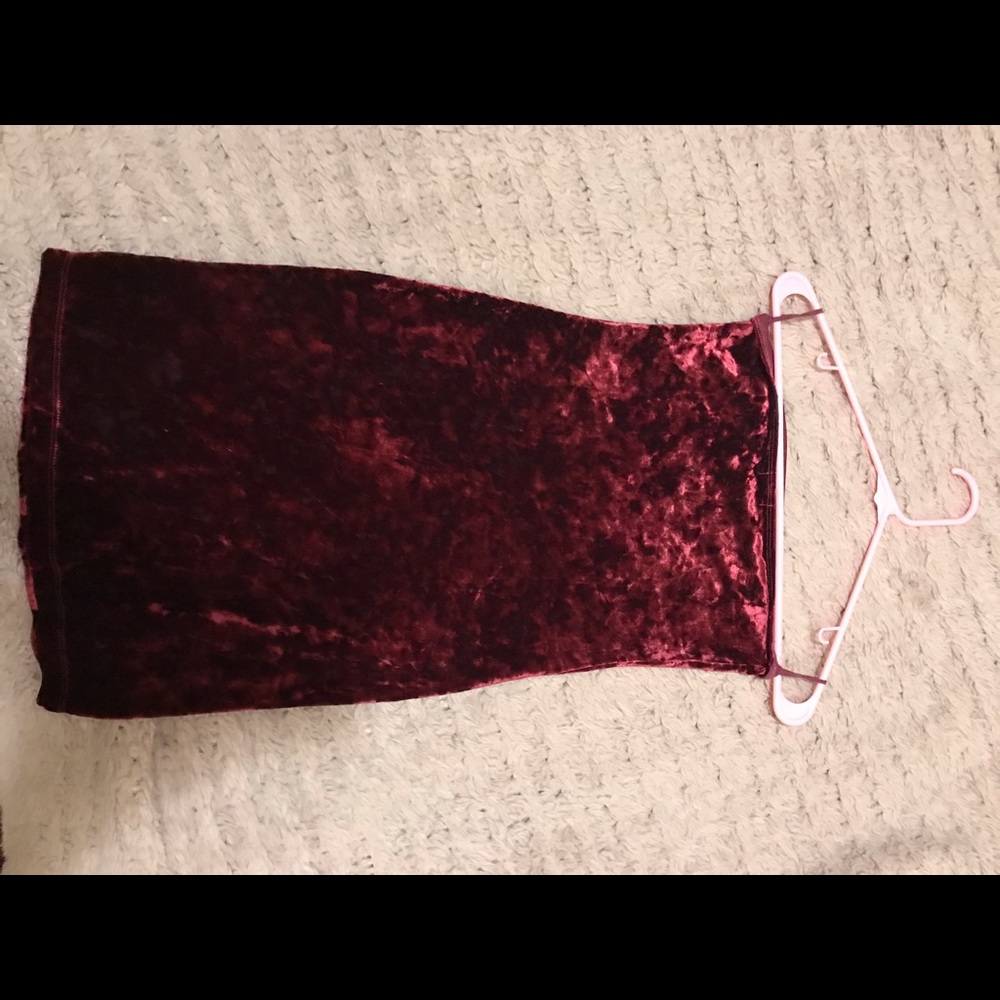 Strapless dress